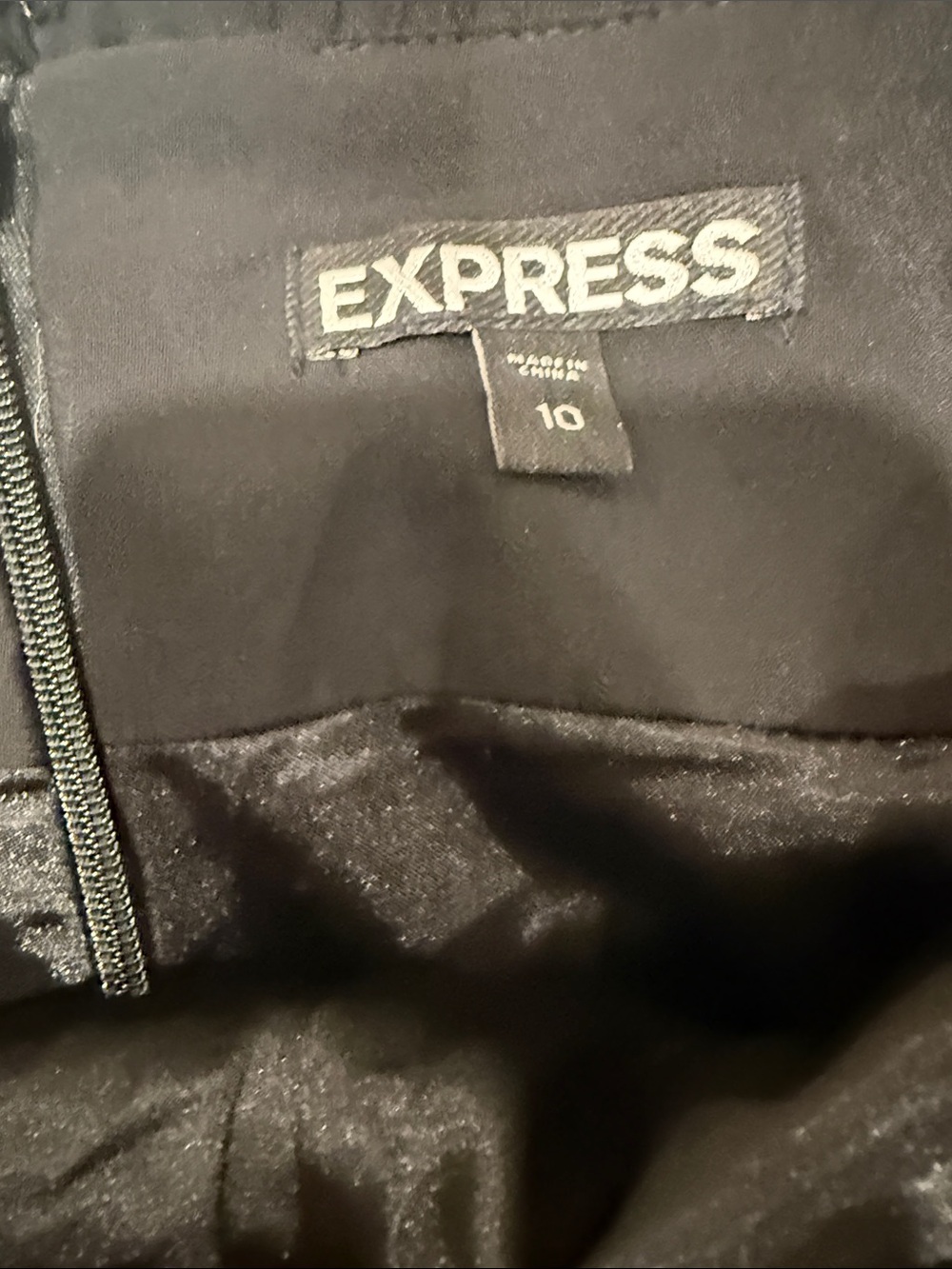 Express Black Ruffle Shorts - Picture 3 of 3